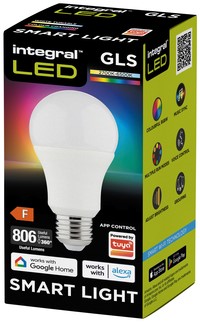 Ledlamp Integral E27 2700-6500K Smart RGBW 8.5W 806lumen-2