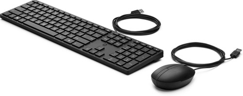 Toetsenbord + muis HP 320MK Qwerty zwart-2