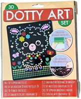 Knutselset 3D Dotty art assorti-3