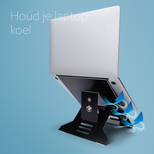 Laptopstandaard R-Go Riser Documenthouder-2