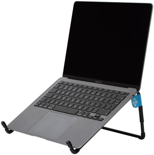 Laptopstandaard R-Go Steel Travel Zwart-5