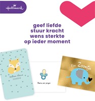 Wenskaart Hallmark navulset geboorte zoon 6 kaarten