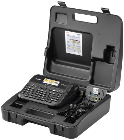Labelprinter Brother P-touch TZe PT-D610BT desktop qwerty 24mm zwart in koffer-2