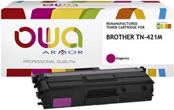 Toner OWA alternatief tbv Brother TN-421M rood