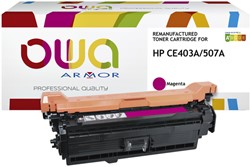 Tonercartridge OWA alternatief tbv HP CE403A rood