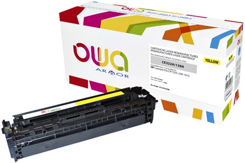 Tonercartridge OWA alternatief tbv HP CE322A geel