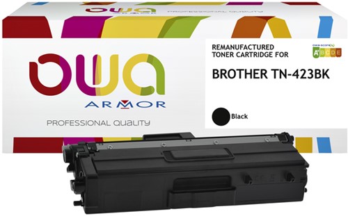 Toner OWA alternatief tbv Brother TN-423BK zwart