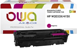 Tonercartridge OWA alternatief tbv HP W2033X rood