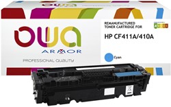 Tonercartridge OWA alternatief tbv HP CF411A blauw