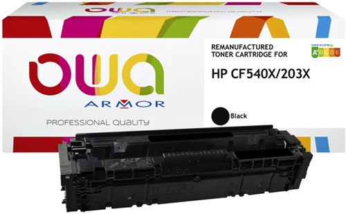Tonercartridge OWA alternatief tbv HP CF540X zwart