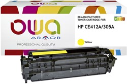 Tonercartridge OWA alternatief tbv HP CE412A geel