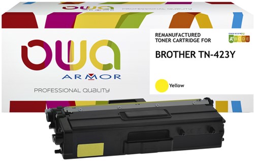 Toner OWA alternatief tbv Brother TN-423Y geel