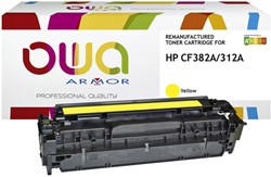 Tonercartridge OWA alternatief tbv HP CF382A geel