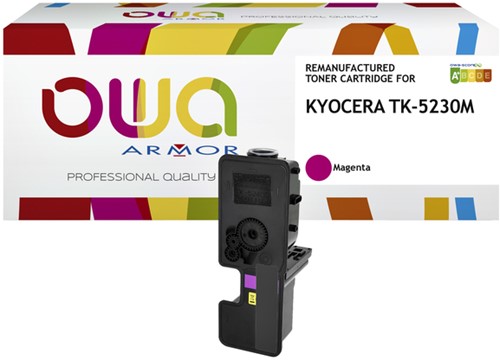 Toner OWA alternatief tbv Kyocera TK-5230M rood