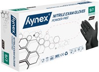 Handschoen Hynex S nitril zwart pak à 100 stuks