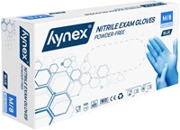 Handschoen Hynex M nitril blauw pak à 100 stuks