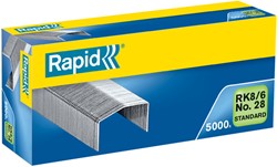 Nieten Rapid RK8 (B8) gegalvaniseerd standaard 5000 stuks