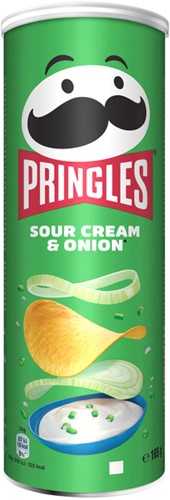 Chips Pringles sour cream onion 165gr