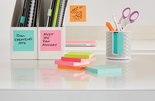 Memoblok 3M Post-it 654 76x76mm Beachside Colour 6 stuks-2