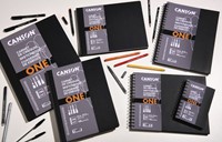 Schetsboek Canson Art Book One spiraalgebonden 160vel 100gr 279x216mm wit-2
