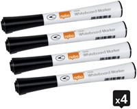Whiteboardmarker Nobo Glide fijn zwart 1mm 4stuks-3