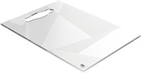 Notitiebord Nobo transparant acryl met handgreep A4