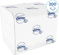 Toiletpapier Kleenex gevouwen tissues 2 laags 36x200stuks wit 8408-3