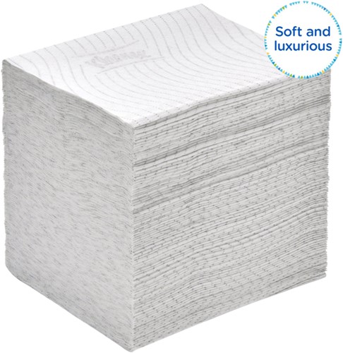 Toiletpapier Kleenex gevouwen tissues 2 laags 36x200stuks wit 8408-1