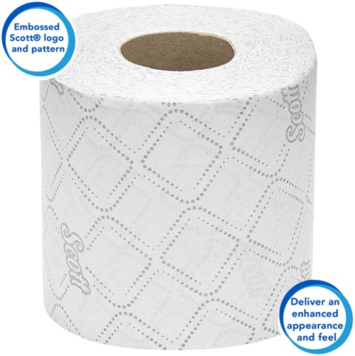 Toiletpapier Scott Essential 2-laags 350 vel wit 8519-1