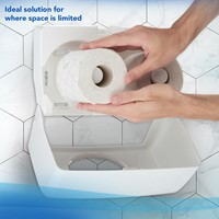 Toiletpapier Scott Essential 2-laags 350 vel wit 8519-3