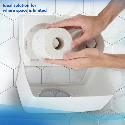 Toiletpapier Scott Essential 2-laags 350 vel wit 8519-3