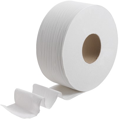 Toiletpapier Kleenex jumbo 2-laags 200m wit 8570-1