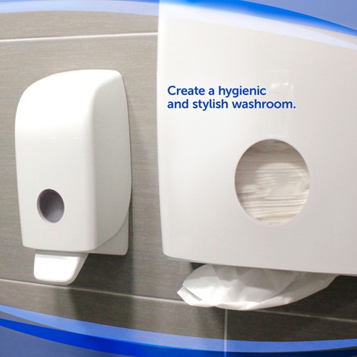 Zeepdispenser Kimberly Clark Aquarius 1000ml wit 6948-3