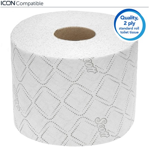 Toiletpapier Scott Essential 2-laags 600vel wit 8517-1