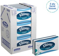 Facial tissues Kleenex 3-laags standaard 12x72stuks wit 8824-2