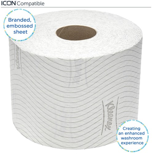 Toiletpapier Kleenex 2-laags 600vel wit 8441-1