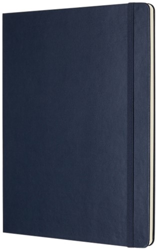 Notitieboek Moleskine XL 190x250mm blanco hard cover sapphire blue-3