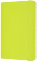 Notitieboek Moleskine pocket 90x140mm lijn soft cover lemon green-2