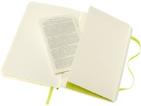Notitieboek Moleskine pocket 90x140mm lijn soft cover lemon green-2
