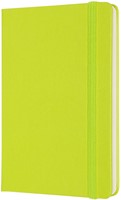 Notitieboek Moleskine pocket 90x140mm blanco hard cover lemon green-3