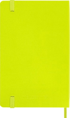 Notitieboek Moleskine pocket 90x140mm blanco hard cover lemon green-3