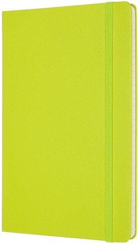 Notitieboek Moleskine large 130x210mm lijn hard cover lemon green-3