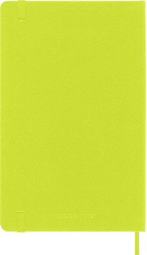 Notitieboek Moleskine large 130x210mm lijn hard cover lemon green-3