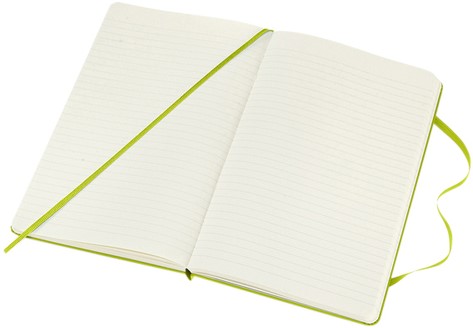 Notitieboek Moleskine large 130x210mm lijn hard cover lemon green-1