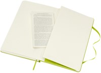 Notitieboek Moleskine large 130x210mm lijn hard cover lemon green-2