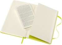 Notitieboek Moleskine pocket 90x140mm lijn hard cover lemon green-2