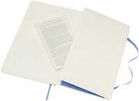 Notitieboek Moleskine large 130x210mm lijn soft cover hydrangea blue-2