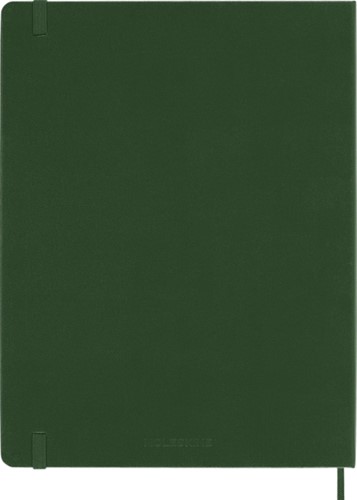 Notitieboek Moleskine XL 190x250mm blanco hard cover myrtle green-3