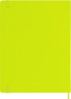 Notitieboek Moleskine XL 190x250mm blanco hard cover lemon green-3