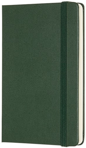 Notitieboek Moleskine pocket 90x140mm blanco hard cover myrtle green-2